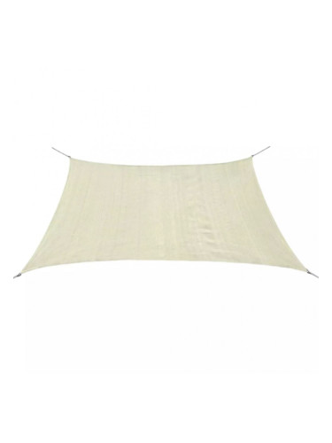 Sonata Слънцезащитно платно, HDPE, квадратно, 3.6x3.6 м, кремаво