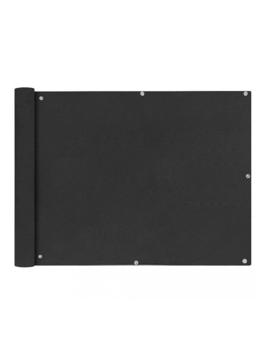 Sonata Балконски екран от оксфорд плат, 90x400 см, антрацит