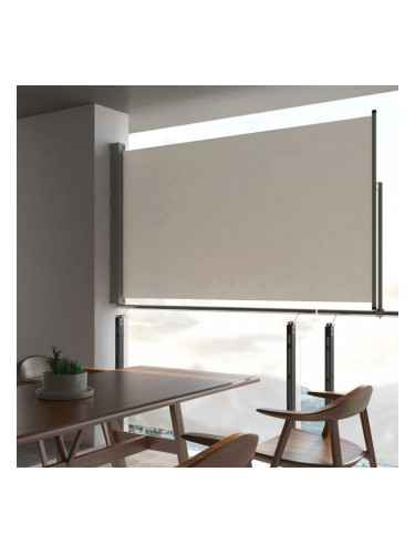 Sonata Прибираща се странична тента, 140х300 см, кремава