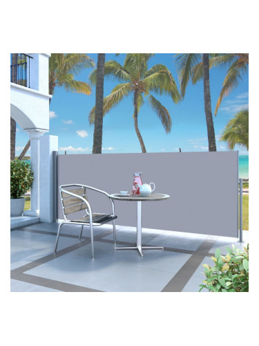 Sonata Прибираща се странична тента, 140х300 см, сива