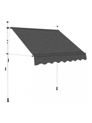 Sonata Сенник с ръчно управление, 200 см, антрацит