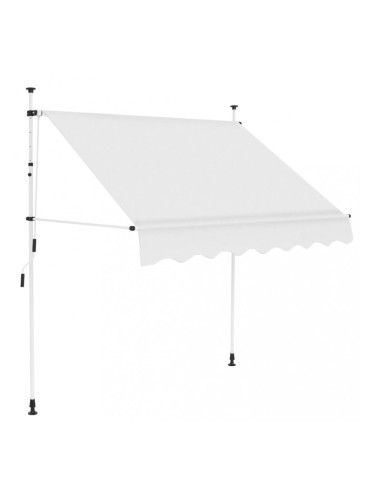 Sonata Ръчно прибиращ се сенник, 200 см, кремав