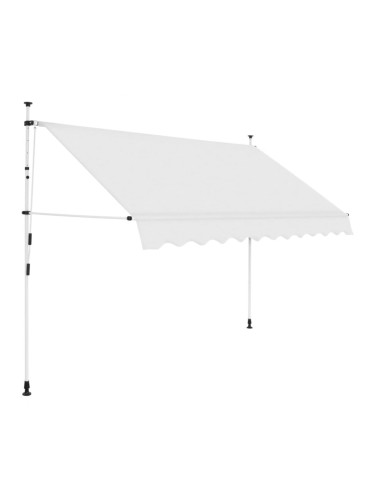 Sonata Ръчно прибиращ се сенник, 250 см, кремав