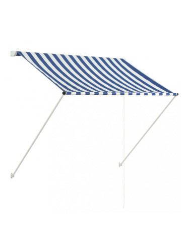 Sonata Сенник с падащо рамо, 150x150 см, синьо и бяло