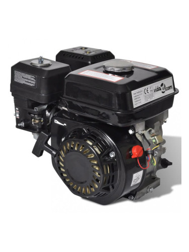 Черен бензинов двигател, 6,5 HP, 4,8 kW