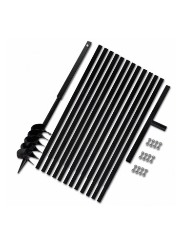 Комплект свредло за земя 120 мм с дръжка и стоманени удължители 13 м