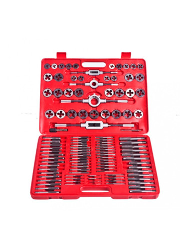 Комплект метчици и плашки, 111 части