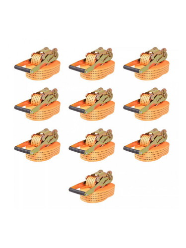 Sonata Укрепващ колан с тресчотка, 10 бр, 2 тона, 8мх50мм, оранжев