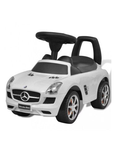 Детска кола за яздене Mercedes Benz, бяла
