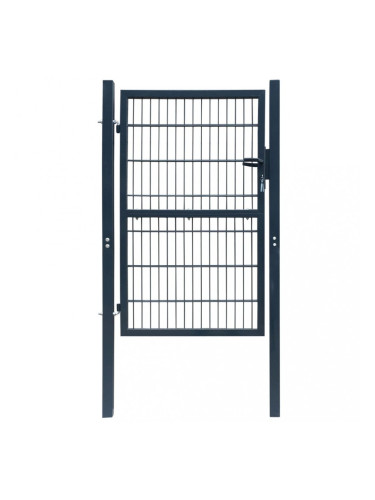 Градинска врата (единична) 106 х 190 см, сив антрацит