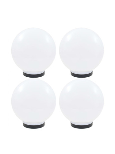 Sonata Градински сфери за LED лампи, 4 бр, 25 см, PMMA