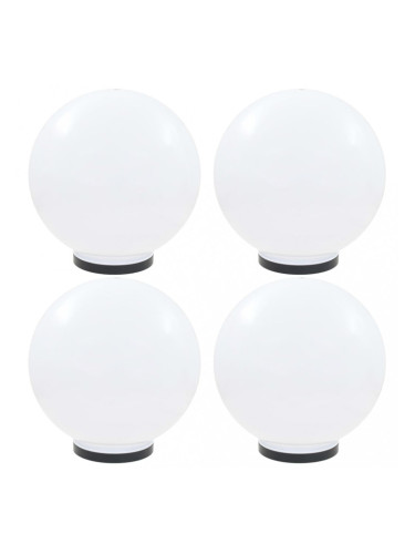 Sonata Градински сфери за LED лампи, 4 бр, 40 см, PMMA