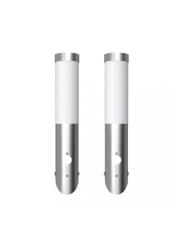 Стенни лампи със сензор за движение, 6 х 36 см – 2 броя