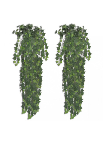 Изкуствен бръшлянов храст 90 см, 2 броя