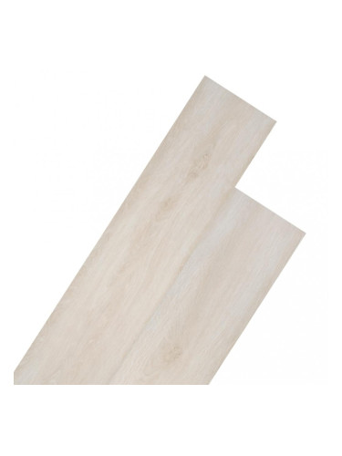 Sonata Подови дъски от PVC 5,26 м² 2 мм цвят класически бял дъб