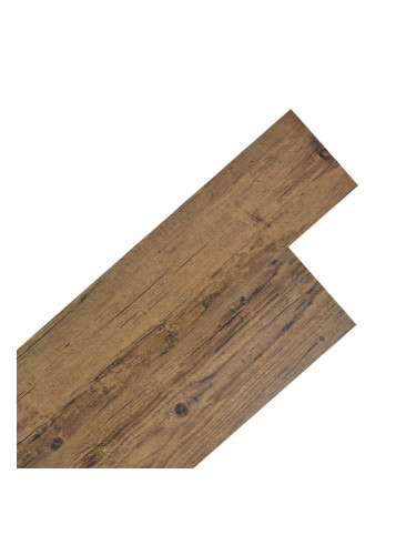 Sonata Самозалепващи подови дъски от PVC 5,02 м² 2 мм орехово кафяво