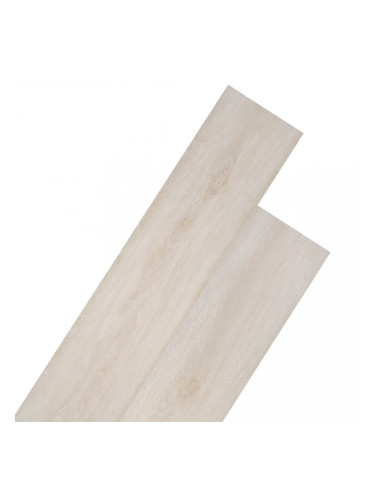 Sonata Самозалепващи подови дъски от PVC 5,02 м² 2 мм цвят бял дъб