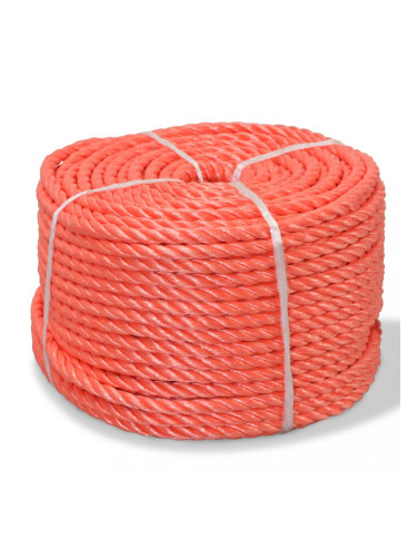 Sonata Усукано въже, полипропилен, 10 мм, 250 м, оранжево