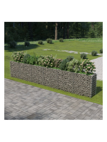 Sonata Габион плантер, поцинкована стомана, 540x50x100 cм