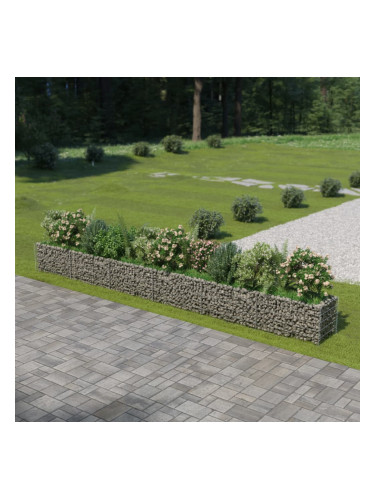 Sonata Габион плантер, поцинкована стомана, 540x50x50 cм