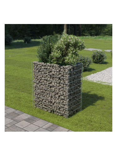 Sonata Габион плантер, поцинкована стомана, 90x50x100 cм