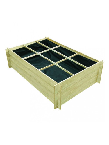 Sonata Плантер, 150x100x40 см, FSC импрегнирана дървесина