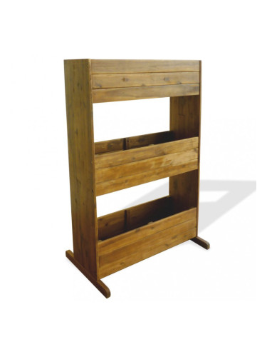 Sonata Градински плантер на 3 нива, акациева дървесина масив