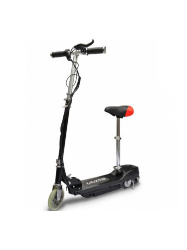 Sonata Електрически скутер със седалка 120 W, цвят черен