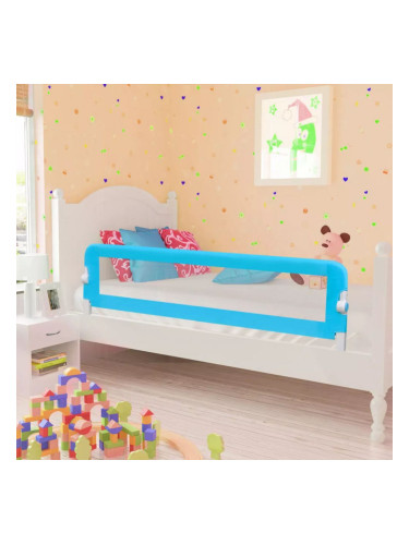 Ограничител за бебешко легло, 150 x 42 см, син