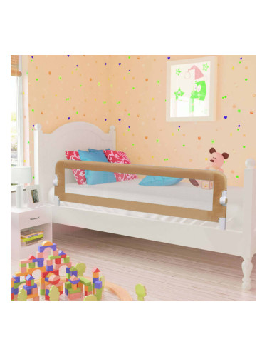 Sonata Ограничител за бебешко легло, таупе, 150x42 см, полиестер