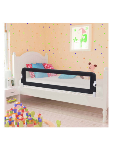 Sonata Ограничител за бебешко легло, сив, 150x42 см, полиестер