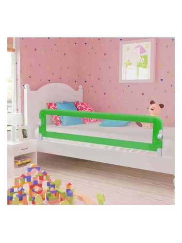 Sonata Ограничител за бебешко легло, зелен, 180x42 см, полиестер