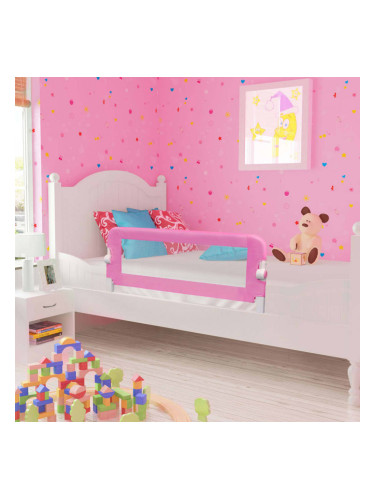 Sonata Ограничител за бебешко легло, розов, 120x42 см, полиестер