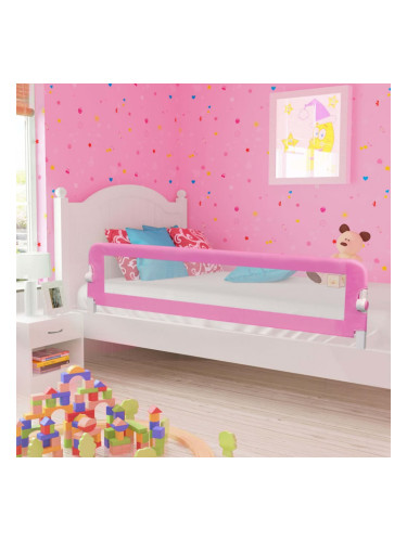 Sonata Ограничител за бебешко легло, розов, 180x42 см, полиестер