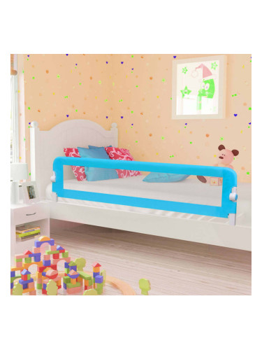 Sonata Ограничител за бебешко легло, син, 180x42 см, полиестер