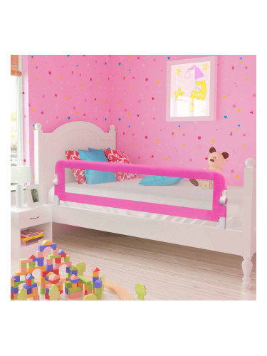 Sonata Ограничители за бебешко легло, 2 бр, розови, 150x42 см