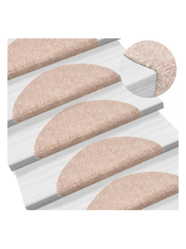 Sonata Самозалепващи стелки за стъпала, 15 бр, 54x16x4 см, кафяви