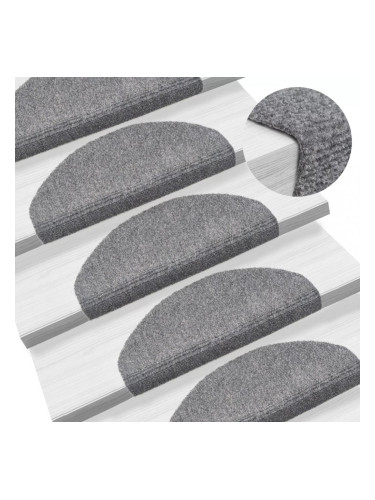 Sonata Самозалепващи стелки за стъпала, 15 бр, 65x21x4 см, светлосиви