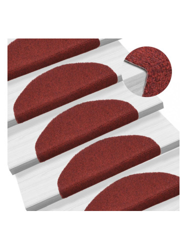 Sonata Самозалепващи стелки за стъпала, 15 бр, 65x21x4 см, червени