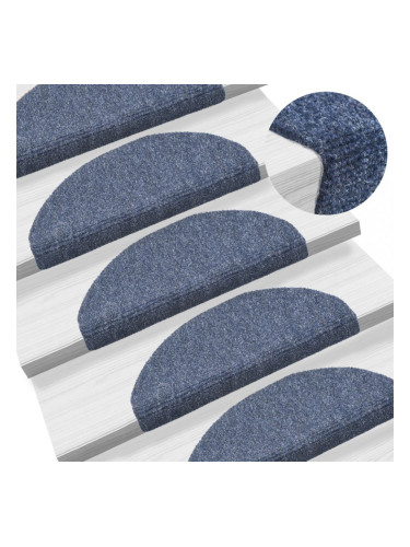 Sonata Самозалепващи стелки за стъпала, 15 бр, 65x21x4 см, сини