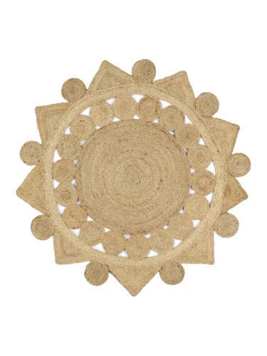 Sonata Ръчно плетен килим от юта, 120 см