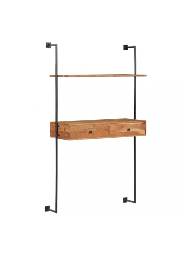 Sonata Бюро за стена, 90x40x170 см, акациево дърво масив