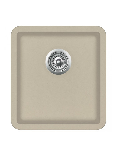Sonata Гранитна кухненска мивка с едно корито, бежова