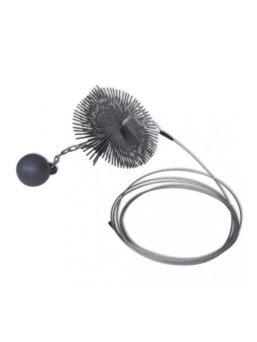 Кръгла четка за почистване на комин, диаметър 25 см