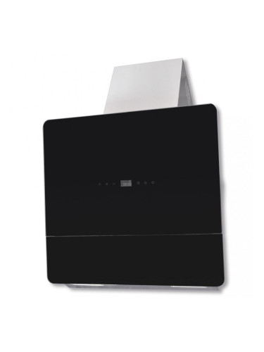 Кухненски абсорбатор, черно стъкло, дисплей 600 мм