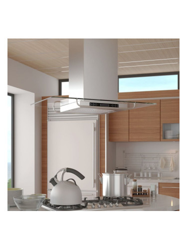 Sonata Кухненски островен абсорбатор с LCD дисплей