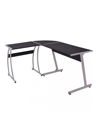 Sonata Ъглово бюро, L-образно, черно