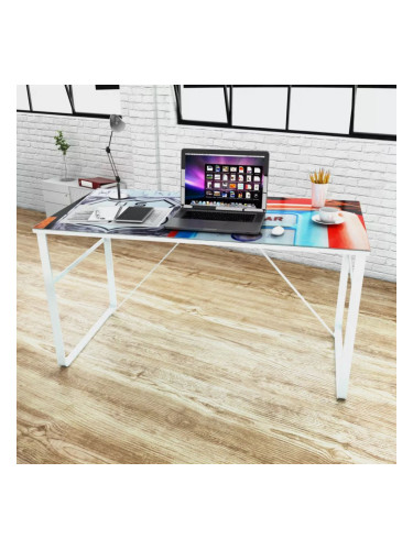 Уникално правоъгълно бюро за дома и офиса