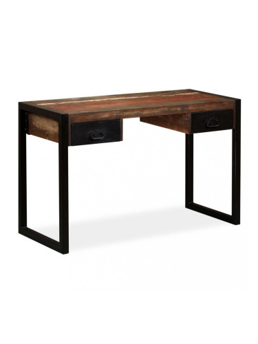 Sonata Бюро с 2 чекмеджета, регенерирано дърво масив, 120х50х76 см