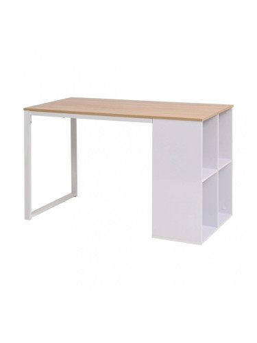 Sonata Бюро, 120x60x75 см, дъб и бяло